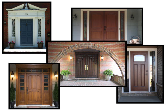 residential entry doors, double doors, wood doors, steel doors